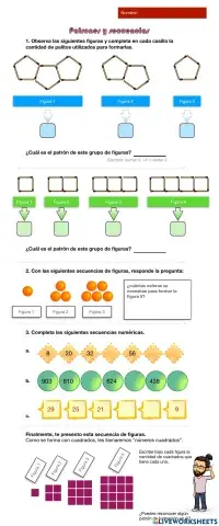 Patrones y Secuencias numéricas