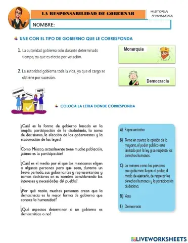 La responsabilidad de gobernar