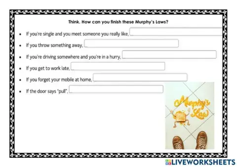 Murphy's law predictions