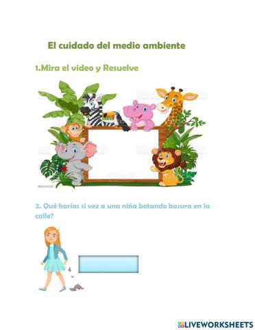 El cuidado de el medio ambiente y el bullyng