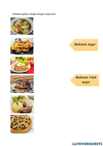 Cara pemilihan makanan segar