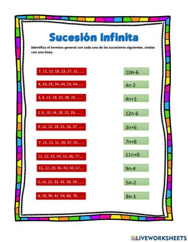 Sucesiones infinitas