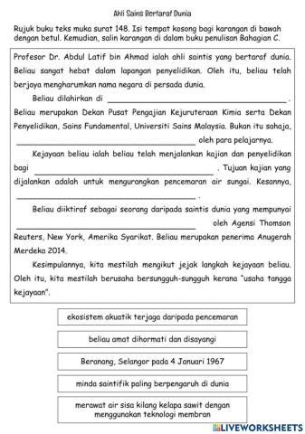 Bahasa Melayu Tahun 6