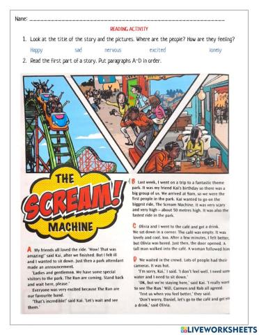 Reading -The scream machine-