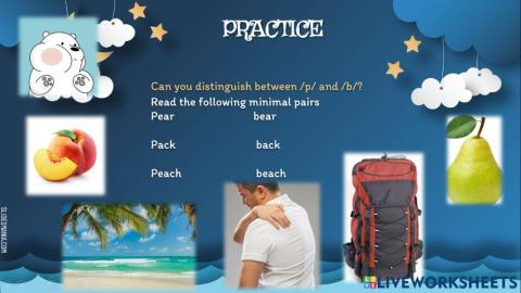 Pronunciation of b and p