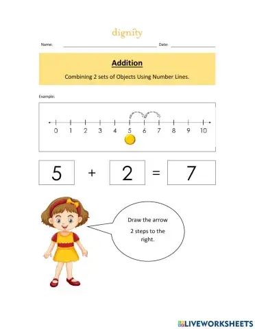Addition with Number Line