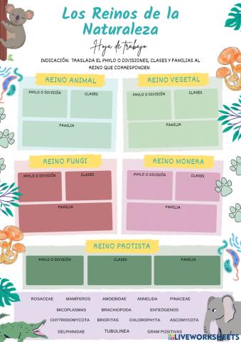 Los Reinos de la Naturaleza