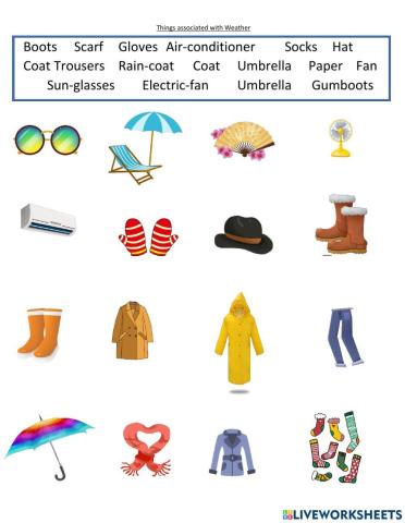 Things associated with weather