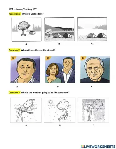 KET K12-Listening-Aug 19