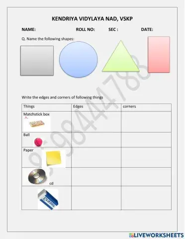 Shapes and designs - part1