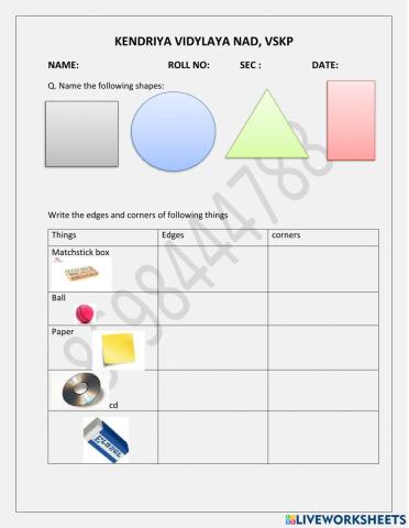 Shapes and designs - part1