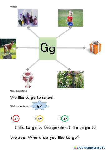 phonics g
