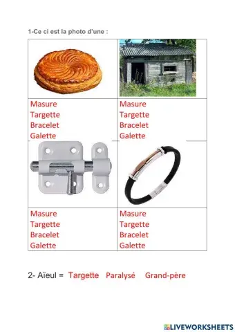 Vocabulaire Français