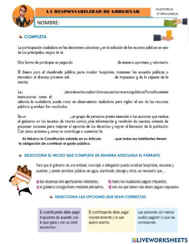 Participar con responsabilidad