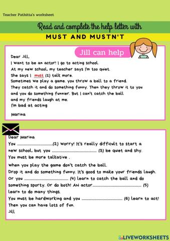 English must-mustn't