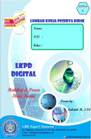 Lkpd hakikat & peran ilmu kimia