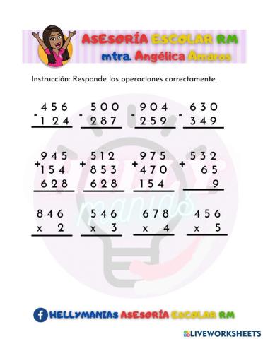 Operaciones básicas Nivel 1