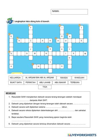 Seruan dakwah Rasulullah SAW