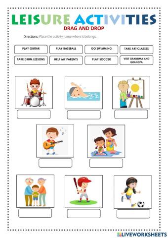 Leisure activities- Hobbies