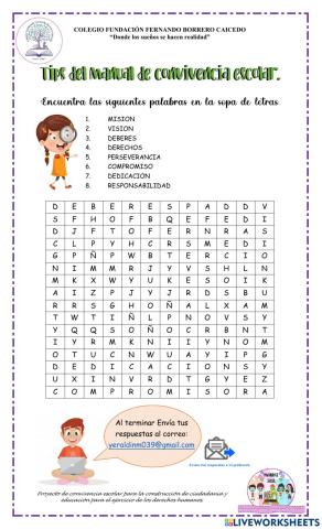 Tips del manual de convivencia