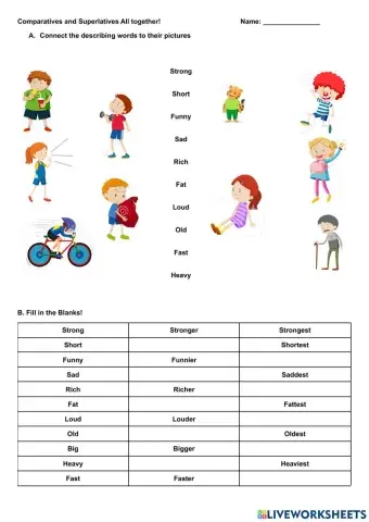 Grammar: Comparatives and Superlatives