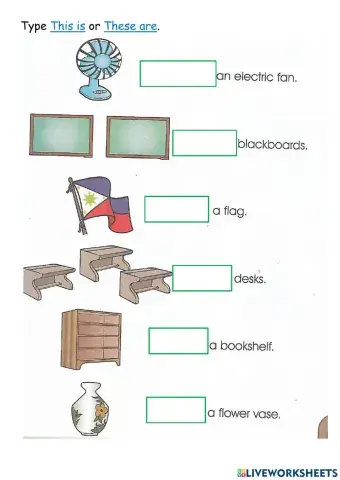 This is and These are