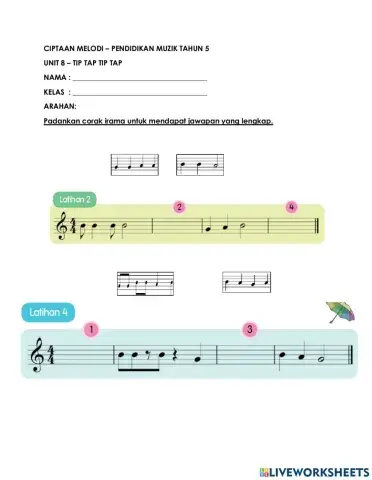 Ciptaan Melodi - Tahun 5