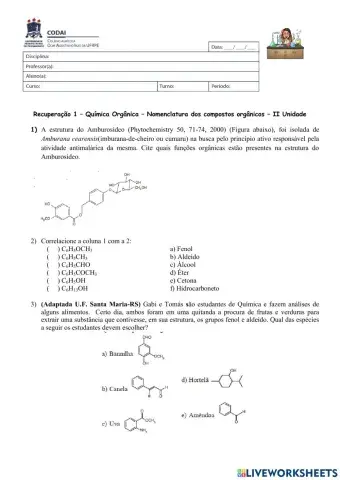 Nomenclatura Compostos Oxigenados 2