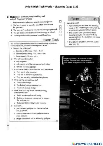 Close-Up Unit 9 - Listening