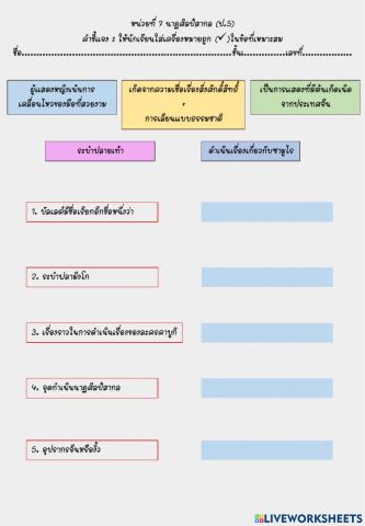 หน่วยที่ 7 นาฏศิลป์สากล