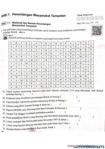7.1 matlamat dan bentuk penentangan masyarakat tempatan
