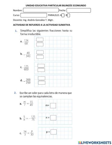 Números racionales