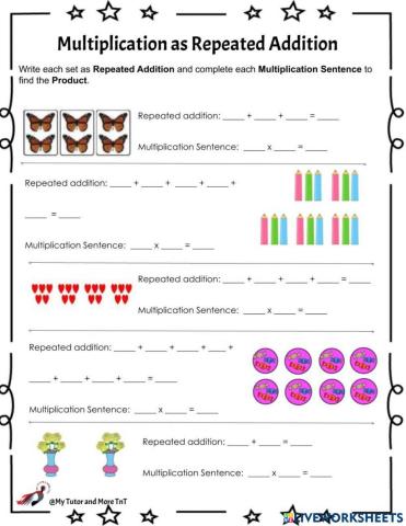 Multiplication as Repeated Addition