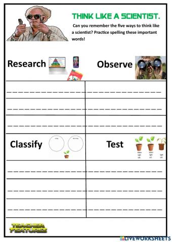 Think Like a Scientist