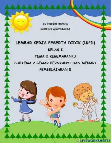 Lembar Kerja Peserta Didik Kelas 1