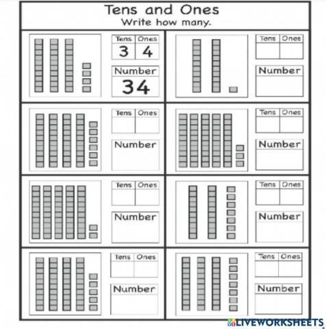 Place value activity