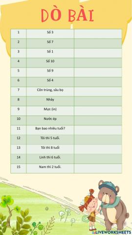 Dò bài lớp 2 24-8