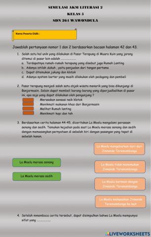 Simulasi AKM Literasi 2