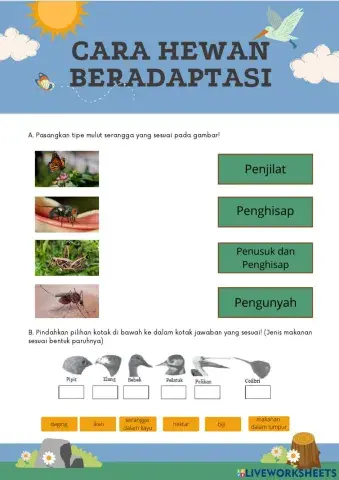 Lkpd ipa cara hewan beradaptasi