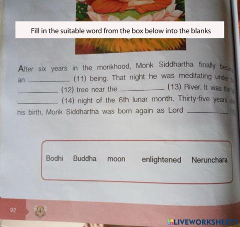The life of Buddha part 3