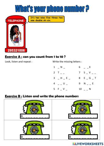 What's your phone number?