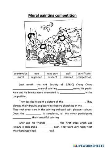 Writing - Mural painting competition