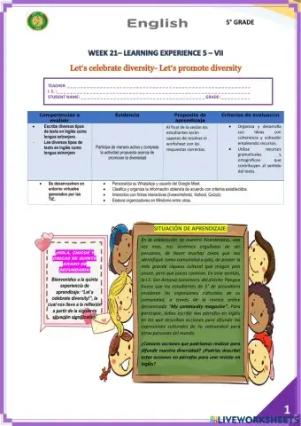 Let's celebrate diversity