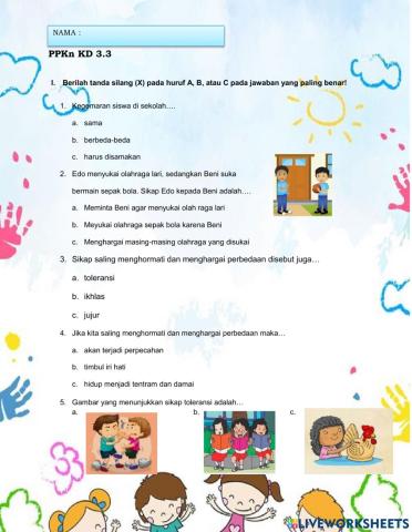 Keragaman di sekolah