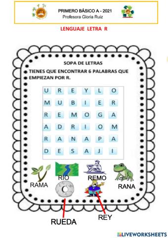 Letra r