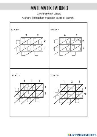 Darab Bentuk Lattice