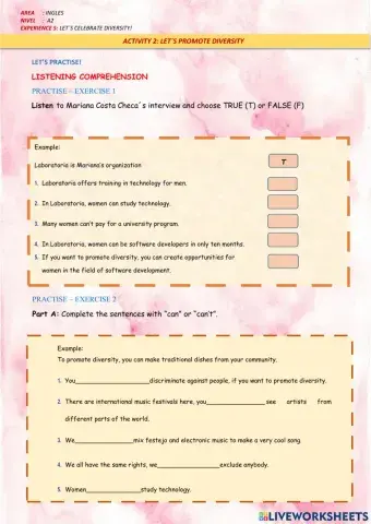 Let-s promote diversity!