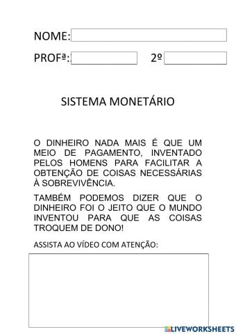 Sistema Monetário