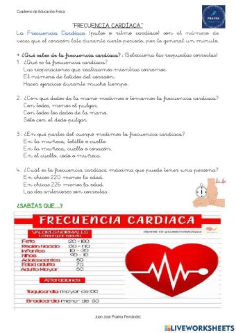 Frecuencia cardíaca