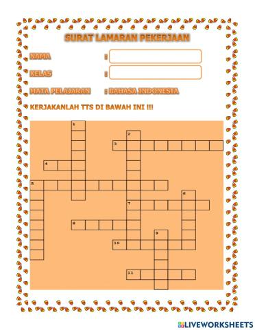 Tts surat lamaran kerja